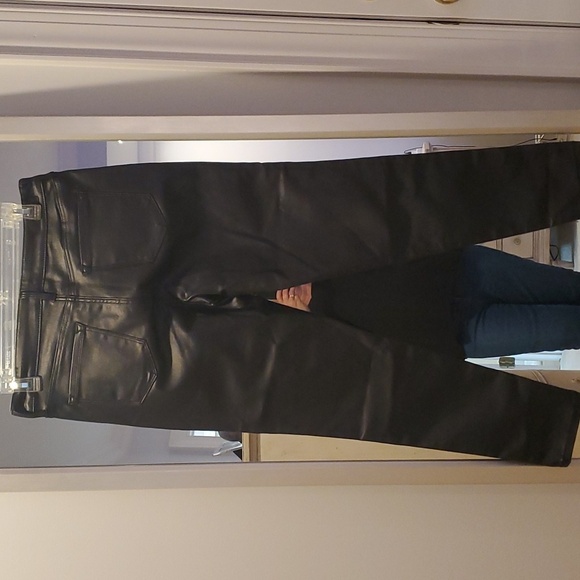 Social Standard by Sanctuary Faux Leather Pants, size 8 NWOT (#25) - Picture 5 of 9